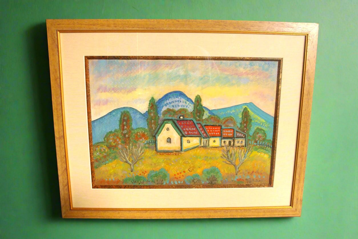 Vintage Original Pastoral Folk Art by Unknown Artist